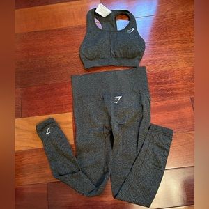 Gymshark Vital Seamless 2.0 Olive Green Set